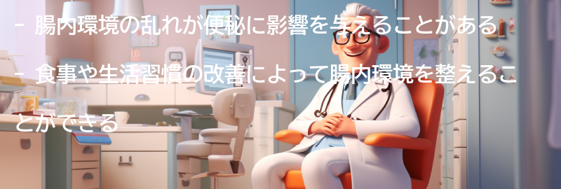 腸内環境を整えるための食事や生活習慣の改善方法の要点まとめ