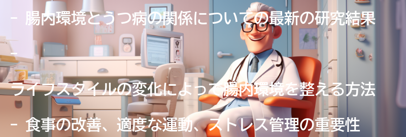 腸内環境を整えるためのライフスタイルの変化の要点まとめ