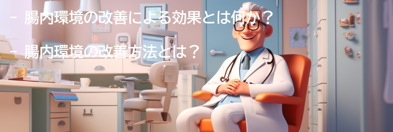 改善された腸内環境の効果とは？の要点まとめ