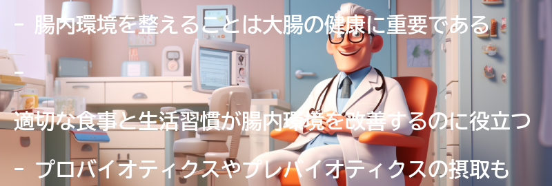 腸内環境を整える方法の要点まとめ
