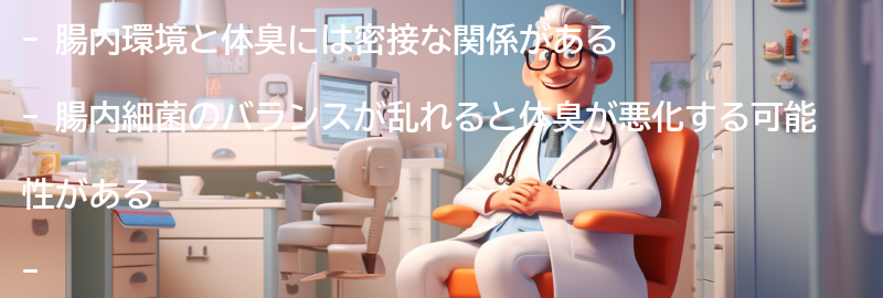 腸内環境と体臭の関係性の要点まとめ