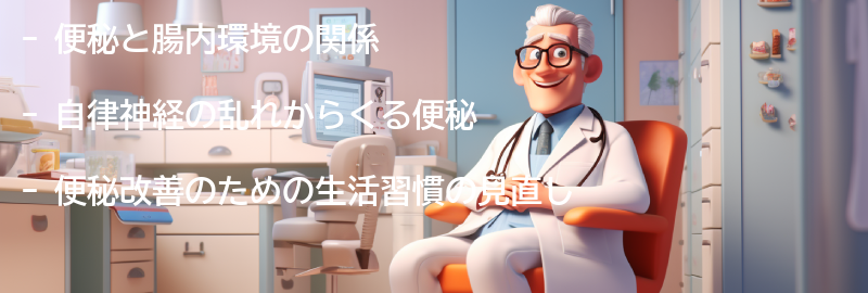 便秘改善のための生活習慣の見直しの要点まとめ