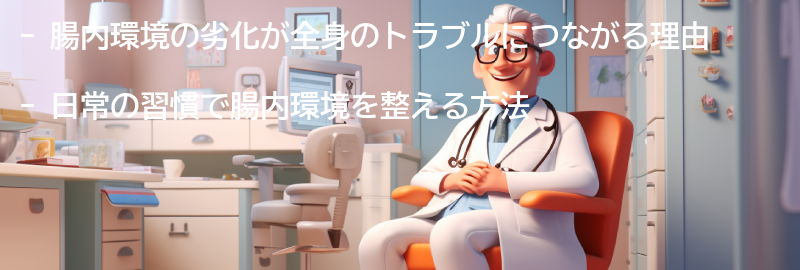 腸内環境を整えるための日常の習慣の要点まとめ