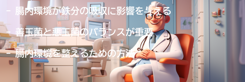 腸内環境と鉄分の吸収の関係性の要点まとめ