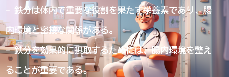 鉄分を効果的に摂取するための食品の要点まとめ