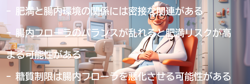肥満と腸内環境の関係についての基礎知識の要点まとめ