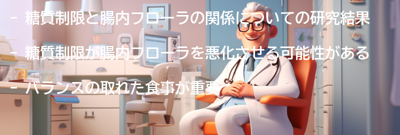 糖質制限と腸内フローラの関係についての研究結果の要点まとめ