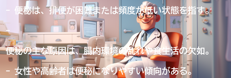 便秘とは何か？の要点まとめ