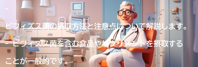 ビフィズス菌を摂取する方法と注意点の要点まとめ