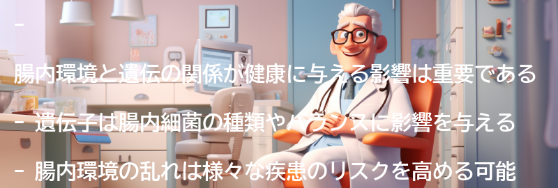 腸内環境と遺伝の関係が健康に与える影響の要点まとめ