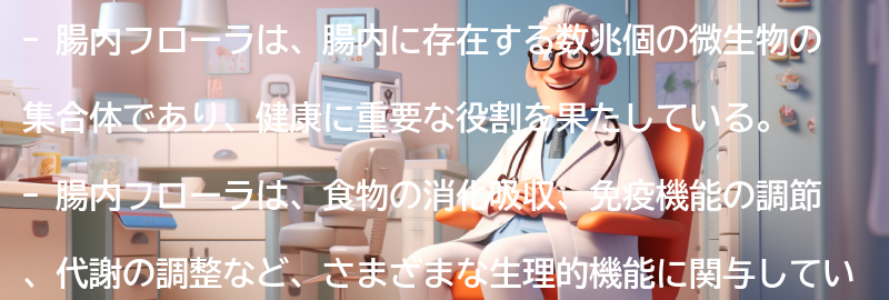 腸内フローラとは何ですか？の要点まとめ