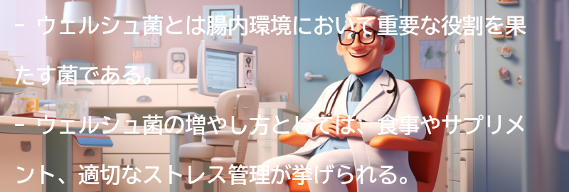 ウェルシュ菌を増やすための方法の要点まとめ
