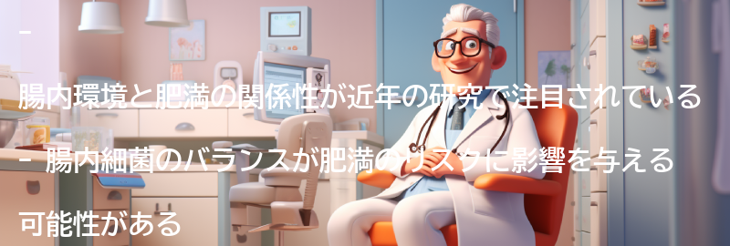 腸内環境と肥満の関係性の解明の要点まとめ
