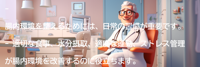 腸内環境を整えるための日常の習慣の要点まとめ