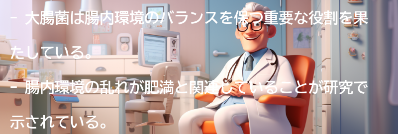 大腸菌の役割と肥満への影響の要点まとめ