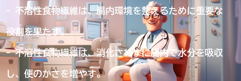 不溶性食物繊維とは？の要点まとめ