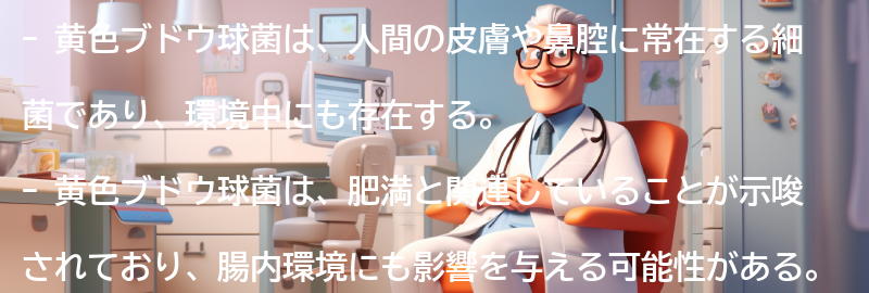 黄色ブドウ球菌とは何か?の要点まとめ