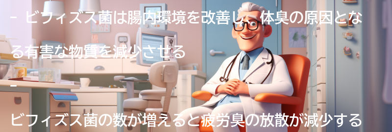 ビフィズス菌数と疲労臭放散の関係の要点まとめ