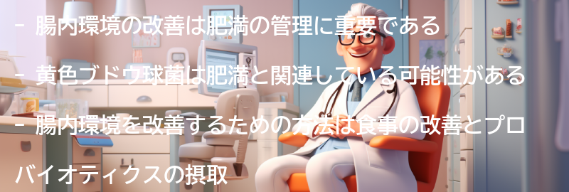 腸内環境を改善するための方法とは?の要点まとめ