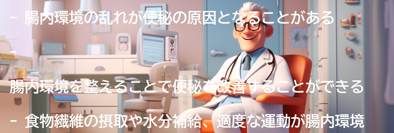 便秘を改善するための腸内環境整える方法の要点まとめ