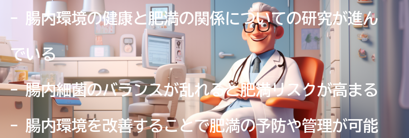 腸内環境の健康と肥満のリンクの要点まとめ