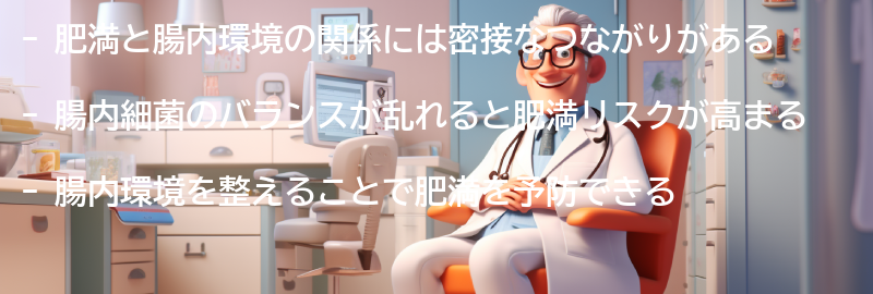 肥満と腸内環境の関係とは？の要点まとめ