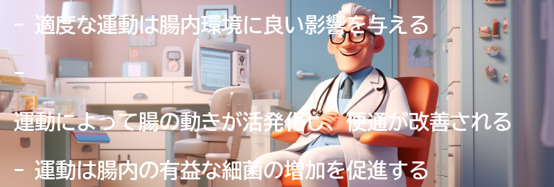 適度な運動が腸内環境に与える影響の要点まとめ