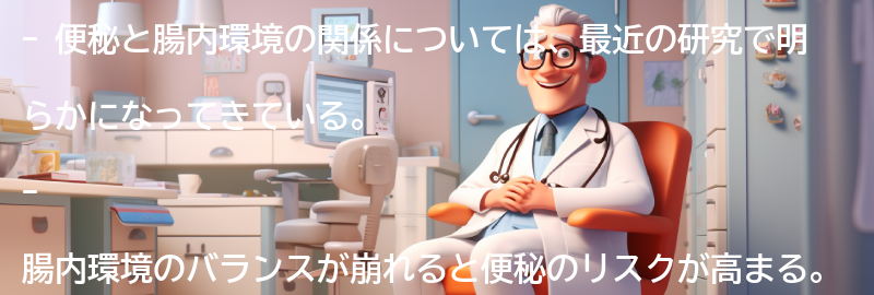 便秘と腸内環境の関係とは？の要点まとめ