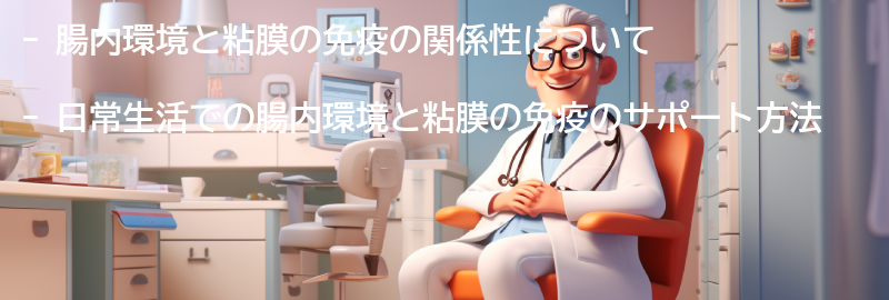 日常生活での腸内環境と粘膜の免疫のサポート方法の要点まとめ