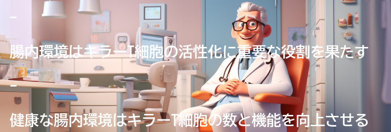 腸内環境がキラーT細胞に与える影響の要点まとめ