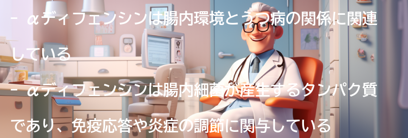 αディフェンシンのうつ病治療への応用可能性の要点まとめ