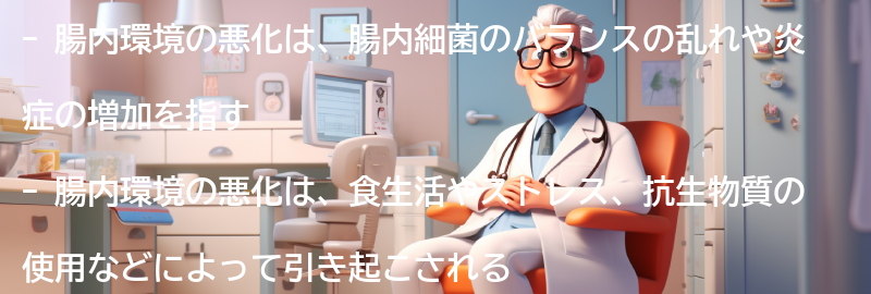 腸内環境の悪化とは何か?の要点まとめ