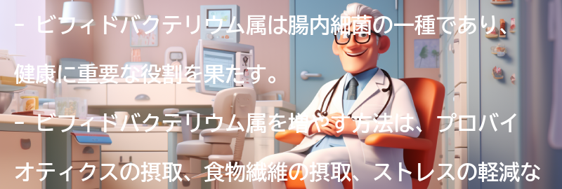 ビフィドバクテリウム属を増やす方法の要点まとめ