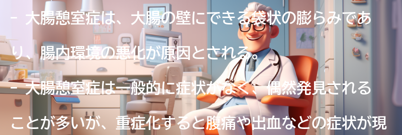 大腸憩室症とは何か？の要点まとめ