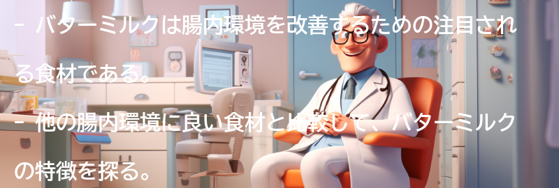 他の腸内環境に良い食材との比較の要点まとめ