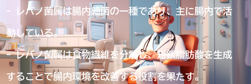 レバノ菌属の役割と健康への影響の要点まとめ