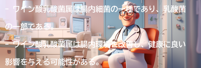 ワイン酸乳酸菌属の健康への影響の要点まとめ