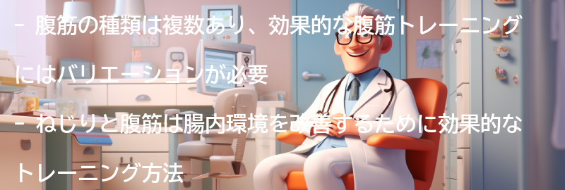 腹筋の種類と実践方法の要点まとめ