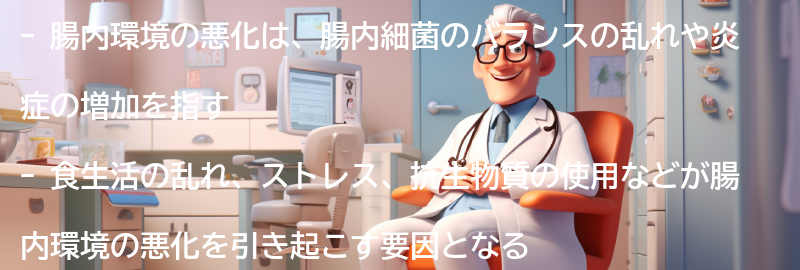 腸内環境の悪化とはどのような状態を指すのか？の要点まとめ