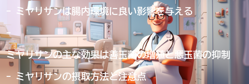 ミヤリサンが腸内環境に与える影響の要点まとめ