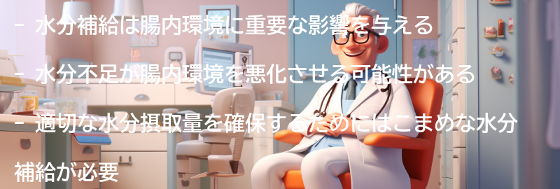水分補給の重要性と腸内環境への影響の要点まとめ