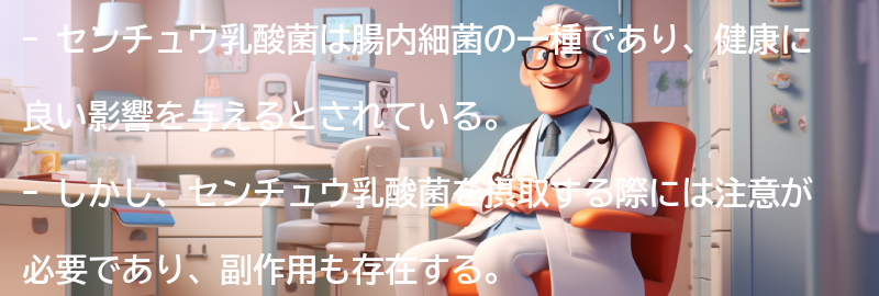 センチュウ乳酸菌の注意点と副作用の要点まとめ
