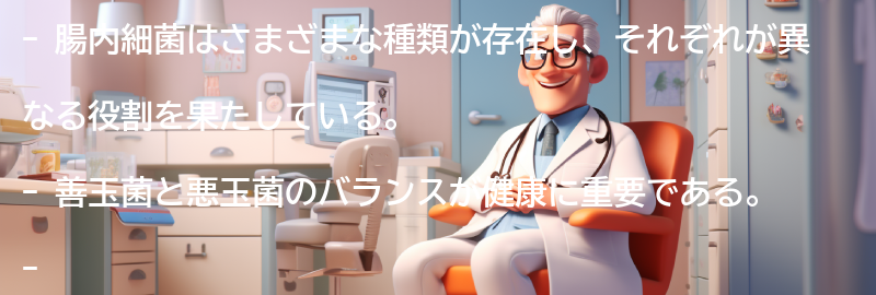 腸内細菌の種類とその役割の要点まとめ