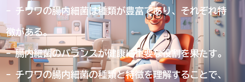 チワワの腸内細菌の種類と特徴の要点まとめ