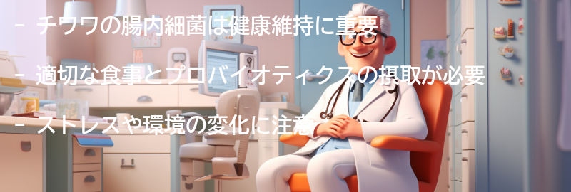 チワワの腸内細菌の健康維持方法の要点まとめ