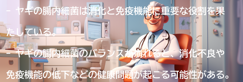 ヤギの腸内細菌の役割と重要性の要点まとめ