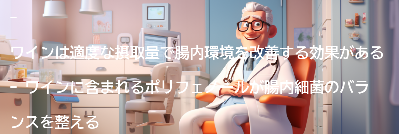 ワインと腸内環境の関係の要点まとめ