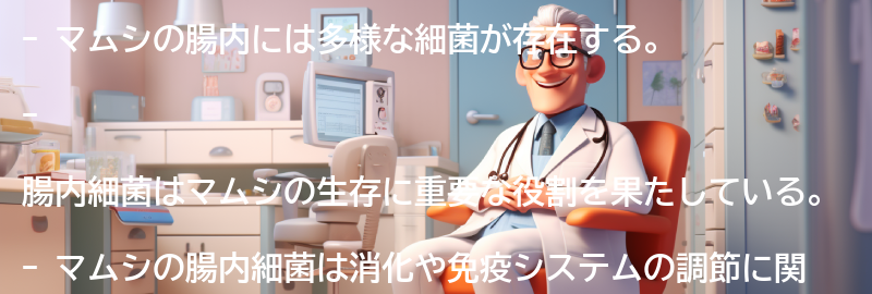 マムシの腸内細菌の役割と重要性の要点まとめ