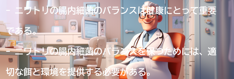 ニワトリの腸内細菌のバランスを保つ方法の要点まとめ