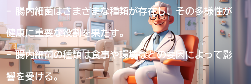 腸内細菌の種類と多様性の要点まとめ